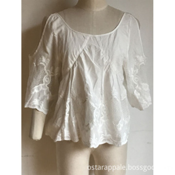 High Quality Women's cotton blouse