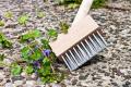 Brosse de mauvaise herbe en bois plaqué en gros cuivre en cuivre