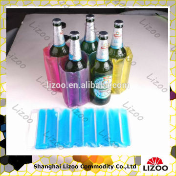 Gel wine cooler wrap pack
