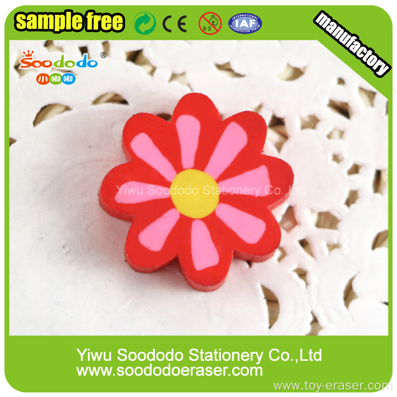 Flat custom eraser wholesale stationery set