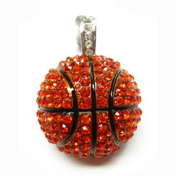 Wholesale Sport Theme Jewelry Rhinestone Basketball Magnetic Pendantse Charm