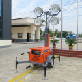 7m outdoor trailer type LED mobile light tower