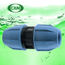 PP compression straight coupling