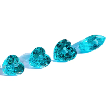Wholesale Paraiba Cut Lab-Grown Sapphire Gems
