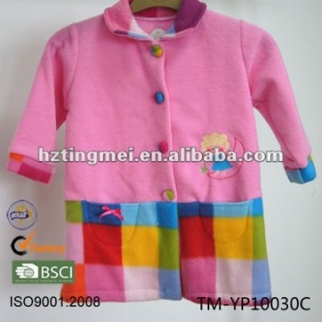 100% polyester coral fleece printed Children's robe