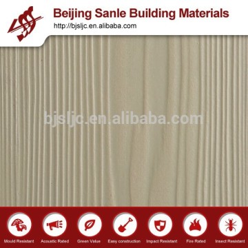 Fiber cement exterior decorative siding board