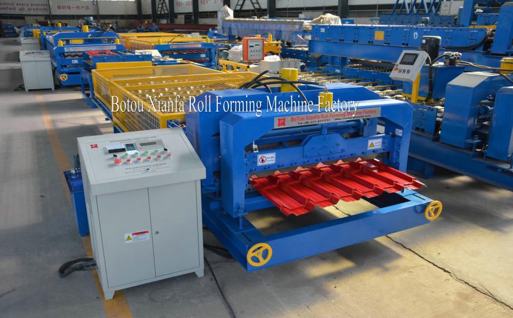 Croatia style Glazed Tile Roof Roll Forming Machine