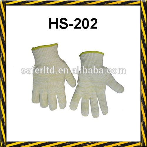 Heat resistant hand gloves, anti heat hand gloves with 100% cotton lining