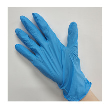 Disposable Blue Nitrile Gloves Powder Free - SafetyFirstGloves.com