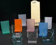 square acrylic phone holders