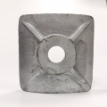 Iron Cast Square Curved Washer 4x4 inch