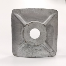 Iron Cast Square Curved Washer 4x4 inch