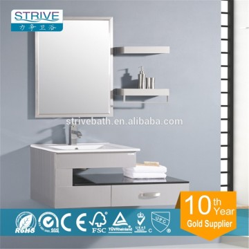 Rustic stainless steel bathroom cabinet (XM1131)