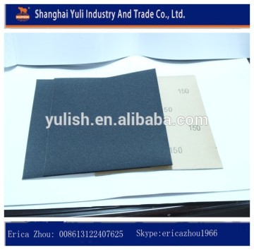 waterproof abrasive paper/silicon carbide abrasive paper/silicon carbide latex paper