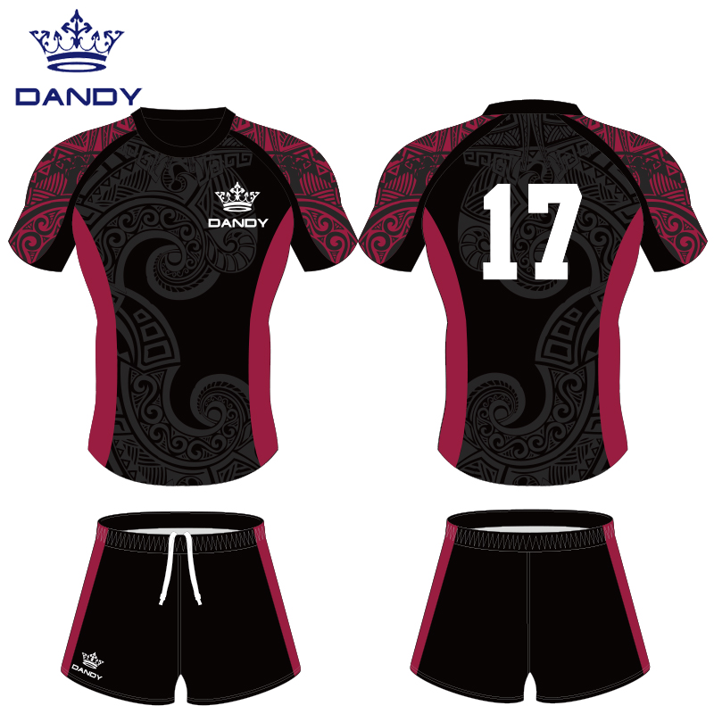 Equipo personalizado sublimado uniformes de rugby