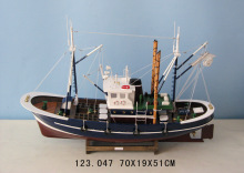 wooden ship model