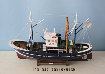 wooden ship model