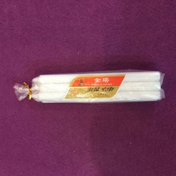 Christmas Daily Lighting Unscented Stick White Candles