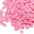 Leuke Mini Roze Varkens Vormige Polymeer Klei Voor Nail Arts Decor Cabochon Versieringen Handgemaakte Ambachten Ornamenten