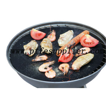 PTFE riutilizzabile rotondo pesante rotondo non stick bbq fodera