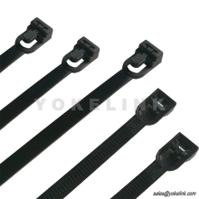 Adjustable Reusable Indoor Outdoor Use Released Nylon Cable Ties