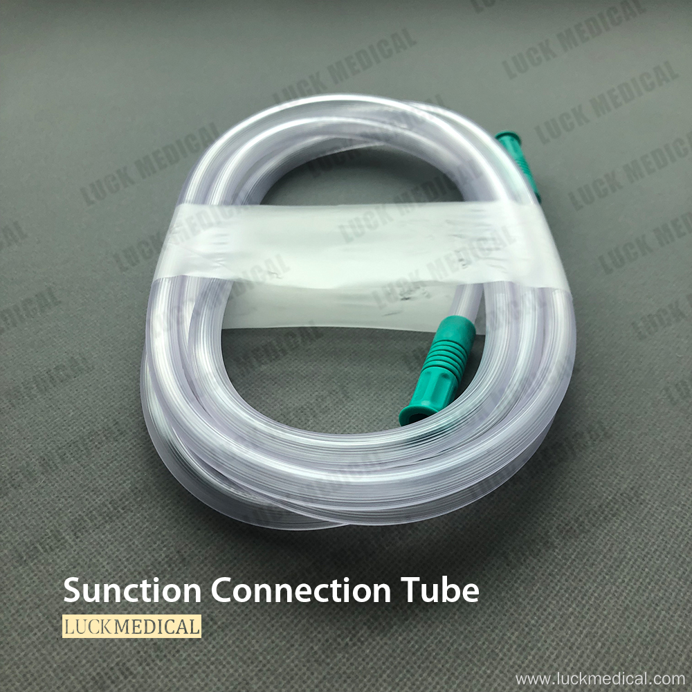 Disposable Suction Connecting Tube with Cap