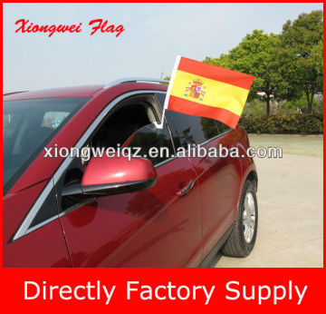 Spain flag printed World Cup car flag