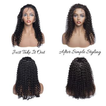 Deep curly wigs human hair, deep curly lace wigs for sale