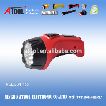 plastic rechargeable led torch light