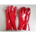 Standard Red PVC Gauntlet Abra Luvas de 11 polegadas