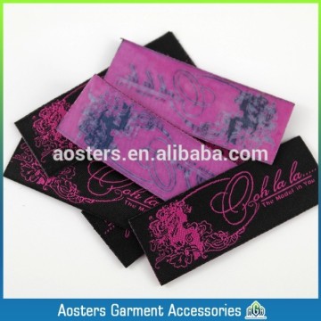 High quality iron on clothing labels customized iron on personalized labels tags