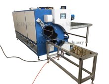 Mattress roll-packing machine