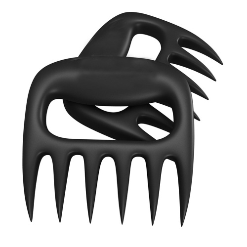 black bbq meat and potato claws set