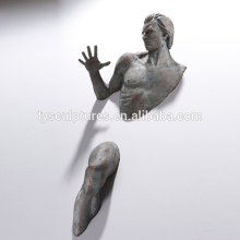 Hot sale cast antique bronze wall sculpture