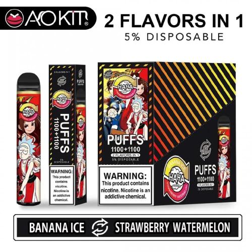 puff com sabores duplos vape Pen Kit