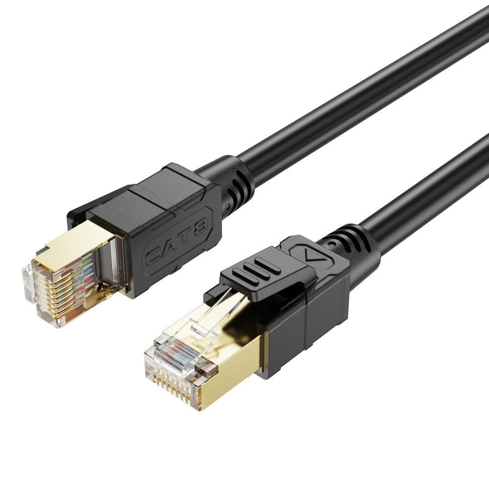 Hoge snelheid CAT8 Ethernet-kabel gebruikt voor binnen