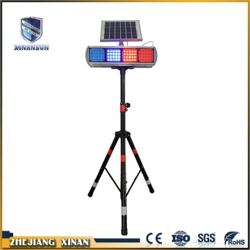 roadway safety solar strobe two sides light