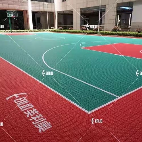 Enlio Professional Multipurpose Outdoor Interlocking Sport Flooring