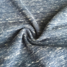 Snow effect TCR melange single jersey