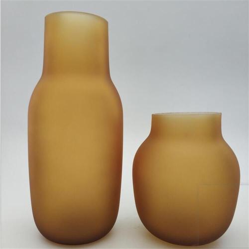 mattschwarze Glasblumenvase Großhandel