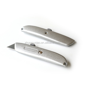 Aluminum Fixed Blade Knives Safety Box Cutter Tools