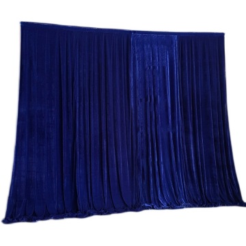Customized Sheer Color Velvet Stage Curtain Drapes for Home, Hotel, and Church Decor