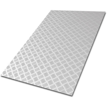1.5mm High Quality Anti-Slip Aluminium 5 Bar Chequer Treadplate