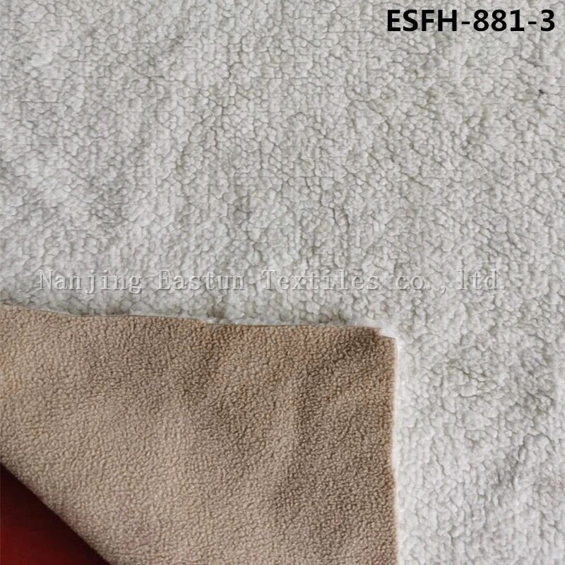 Micro Fiber Polar Fleece Bonded Sherpa Fleece Esfh-12A