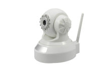 White Smtp Ftp Dhcp Network 30fps Indoor Ip Camera H.264 Rohs Fcc