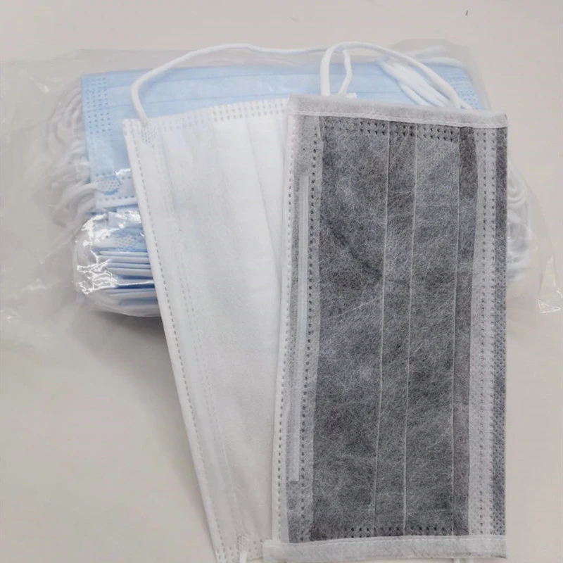 High Quality Safe Non-Woven Mask Antiviral Anti Dust Protective 3 Ply Disposable Face Mask