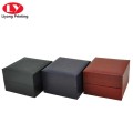 Color customized watch packaging box with PU