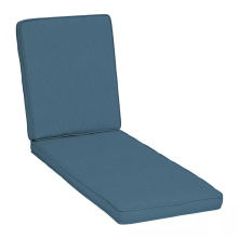 Custom Boxed Edge Replacement Chair Cushion for Chaise Lounge