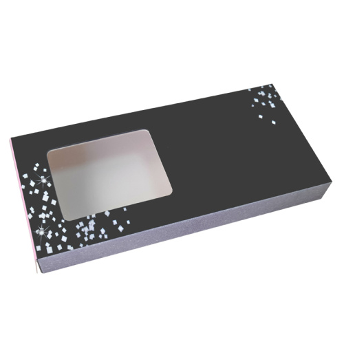 Wholesale Private Label Eyelash Black Matte Box