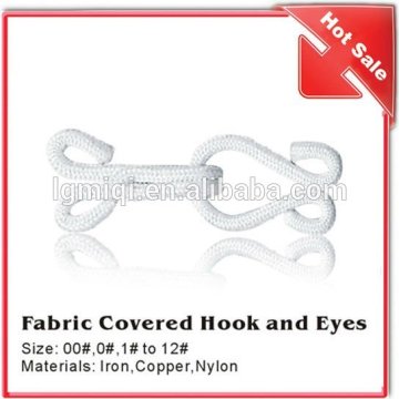 fabric covered Hook and eye